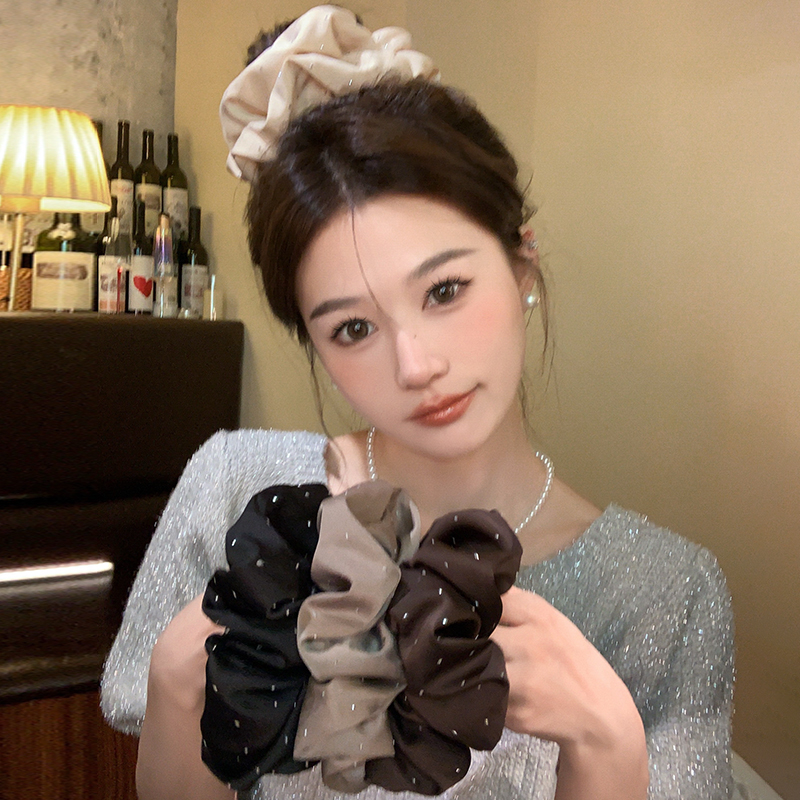 繁星点点~闪钻大肠发圈女高级感