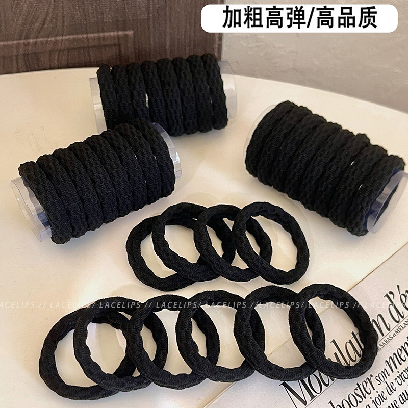 高弹力耐用皮筋发圈女高级感百搭扎头发头绳不伤发无接缝发绳发饰