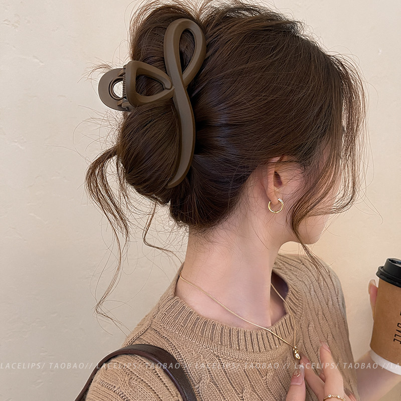日常百搭~高级感美拉德抓夹女后脑勺2025新款简约鲨鱼夹发夹头饰,饰品/流行首饰/时尚饰品新,发饰,淘宝优惠券,粉丝福利购,淘宝优惠卷