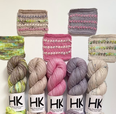NEW HAPPY KNIT HK手染线 披肩毛衣袜子线 手工编织 DIY毛衣线