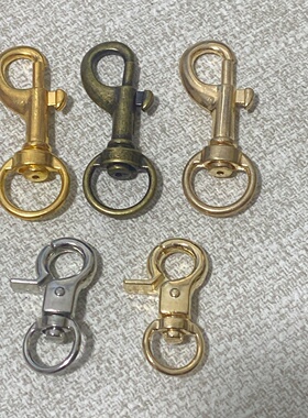 包包配件金属钩扣五金链条扣环包包女挂扣金色银色DIY
