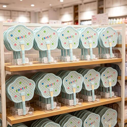 多巴胺编织扇子蒲扇家用2026新款夏季小扇子高颜值随身便携手摇扇