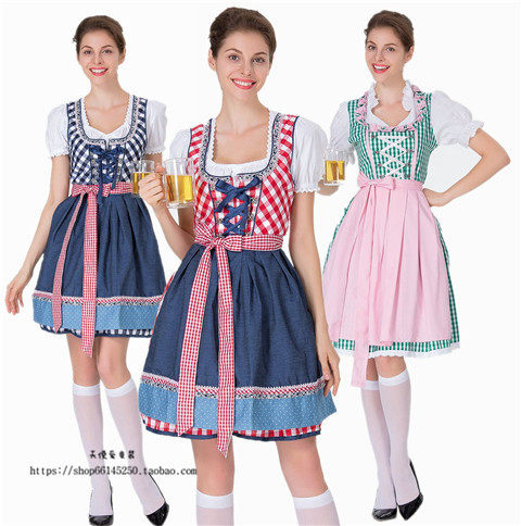 慕尼黑巴伐利亚啤酒节演出女仆装