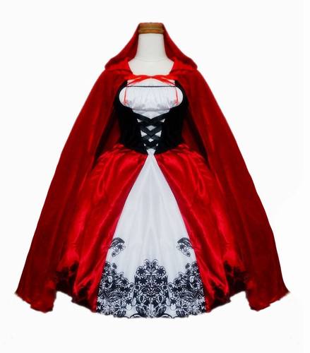 万圣节迪士尼小红帽女仆装女巫装白雪公主裙COSPLAY成人演出服装