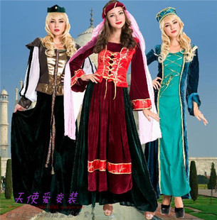 万圣节迪士尼阿拉伯女郎新疆舞蹈服晚礼服长裙COS电影演出服装