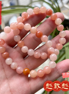 天然金丝玉手链油润光亮