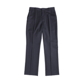 小直筒长裤 MUSLUN可机洗精纺羊毛裤 立体裁剪显高