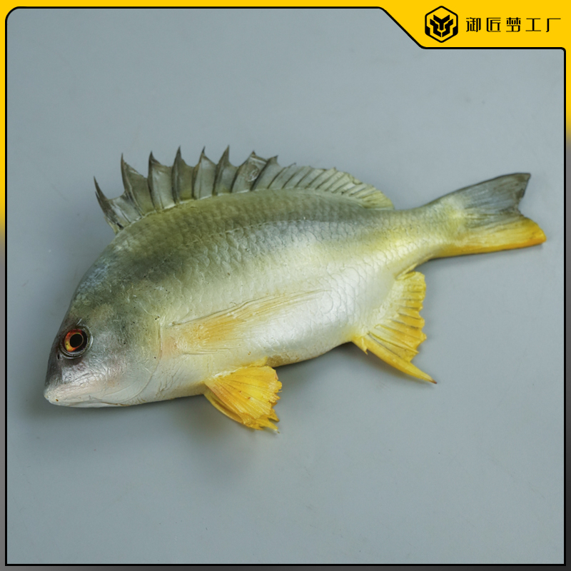 仿真黄鳍鲷黄翅鱼直播摆件