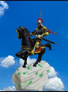 1/6西楚霸王项羽骑马雕像手办模型宿迁地方特色文创礼品