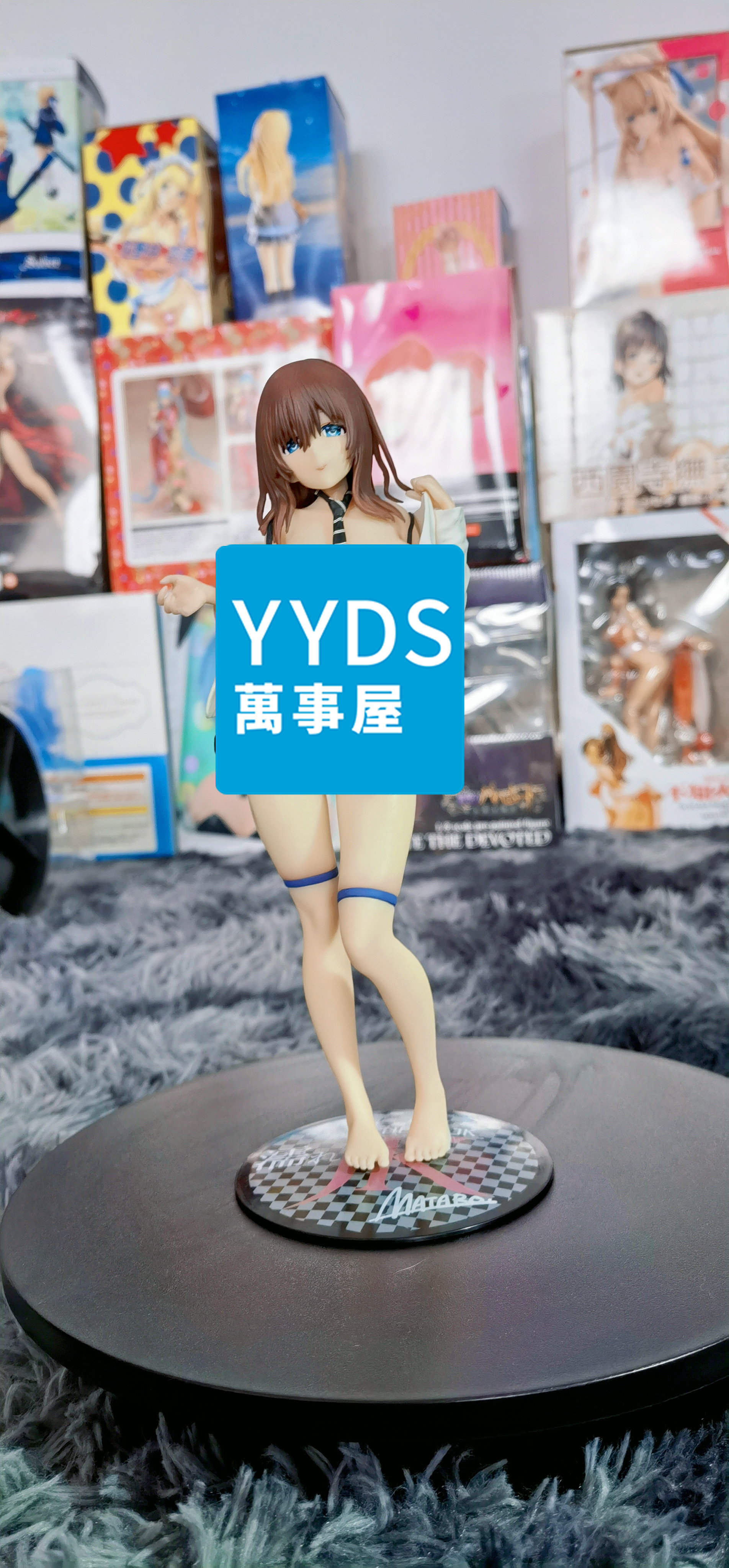 日本二次元美少女手办大气工业黑峰彩优质公仔软体绅士款静态摆件