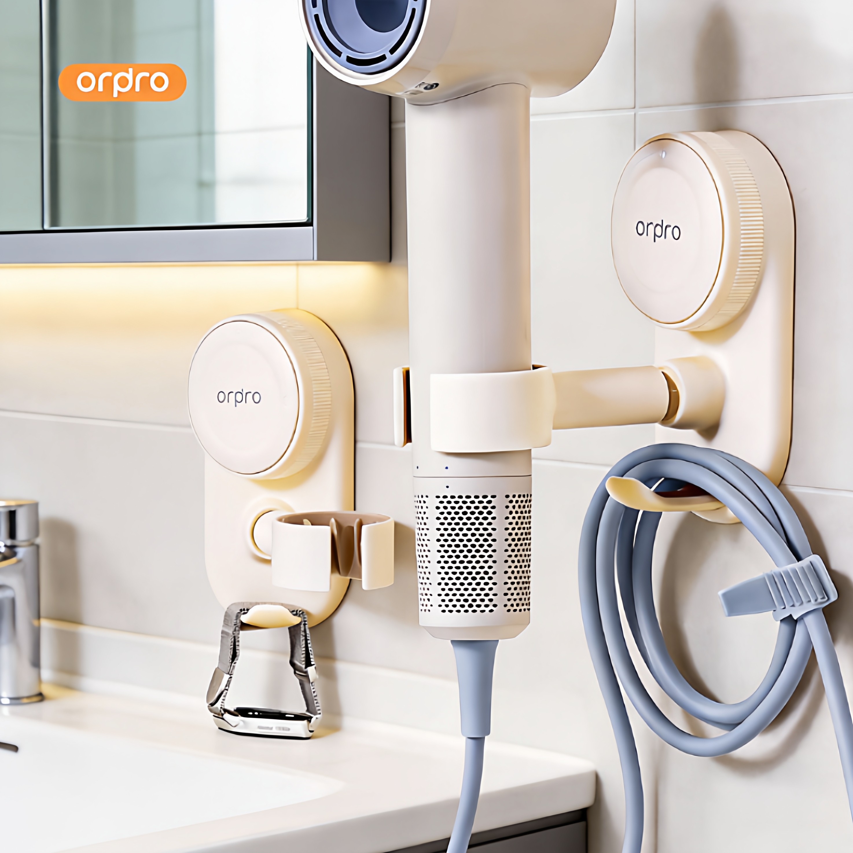 吹风机懒人支架适用徕芬戴森电吹风挂架免打孔壁挂式浴室风筒挂架,家庭/个人清洁工具,吹风机置物架,淘宝优惠券,粉丝福利购,淘宝优惠卷