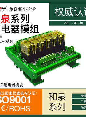 8路SANWO RELAY和泉电磁继电器模组模块PLC放大板输出板TKG2R-824