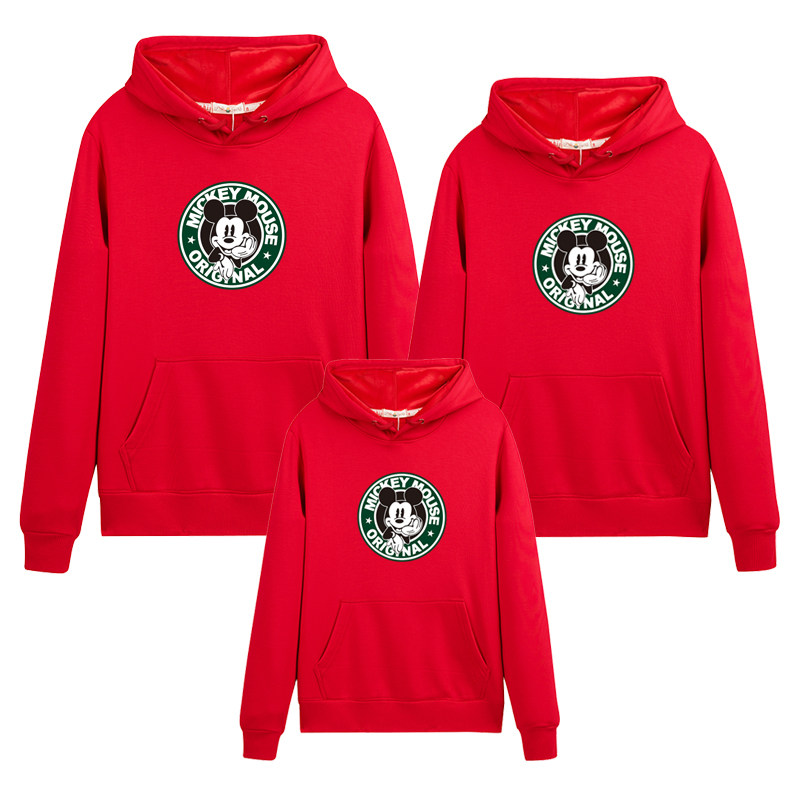 親子裝冬裝外套母女加絨壹家三口全家裝連帽衫鼠年紅色幼兒園衣服在類目 童裝/嬰兒裝/親子裝, 衛衣/絨衫中 - 來自Buy2taobao.com提供專業的淘寶代購服務