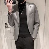 秋冬社会小伙皮衣夹克西装单西修身西服A236-XZ-159-P130控168，男装夹克，电商A236