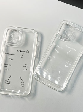 可以放照片的好运环绕X300创意DIY适用iPhone17手机壳nova14苹果16pro华为Pura80红米note15小米17透明mate70