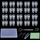 眼镜配件防滑硅胶减压气囊鼻托螺丝式 超软空气鼻垫螺丝刀组合套装