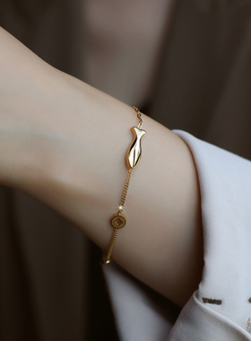 ZOXI好运锦鲤手链轻奢小众精致