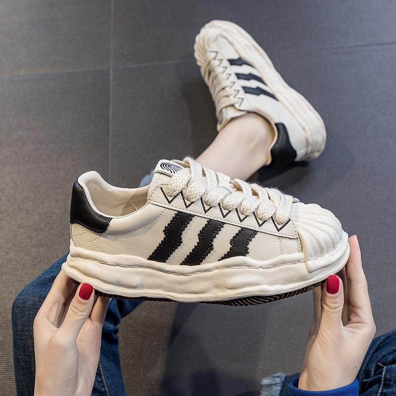 贝壳头溶解鞋女款复古春秋女鞋子厚底小白鞋休闲运动鞋板鞋单鞋女,女鞋,休闲板鞋,淘宝优惠券,粉丝福利购,淘宝优惠卷