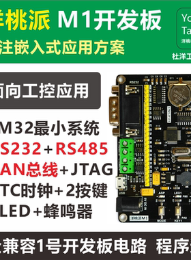 洋桃派M1开发板 STM32F103工控小系统板 杜洋工作室  RS485 CAN
