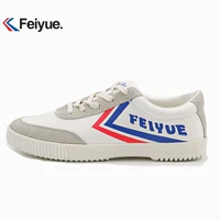 Giày thể thao bay chính hãng Thượng Hải Feiyue C mới da lộn khâu giày vải - Plimsolls giày thể thao nam