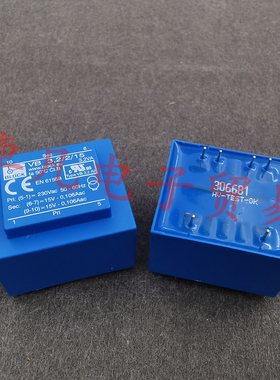 德国产 230Vac转2X15V 3.2VA BLOCK 电源变压器 VB 3.2/2/15