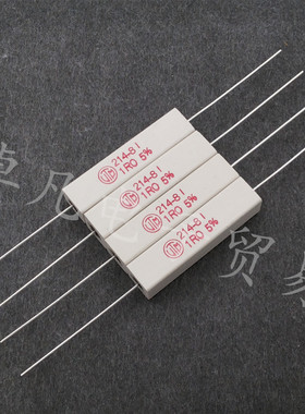葡萄牙产 1R 10W VITROHM 214-8 1欧 陶瓷 线绕电阻 VTM 1Ω 5%