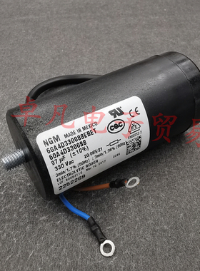 墨西哥产 NGM 97uF 330VAC 60A4D330088EBET 压缩机启动电容器