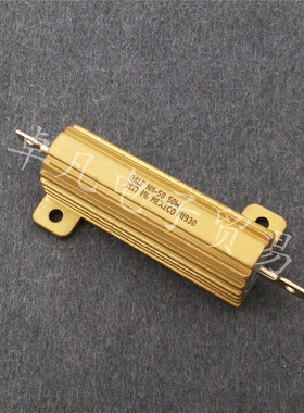 墨西哥产 DALE NH-50 3KΩ 1% 铝壳线绕电阻器 3000R 50W 3K