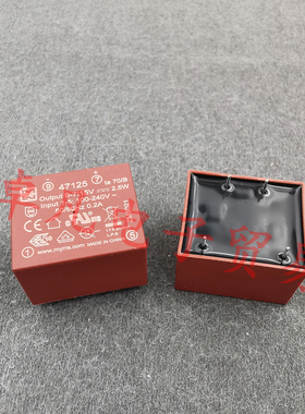法国MYRRA 47125 100-240VAC转15VDC 2.5W 电源变压器