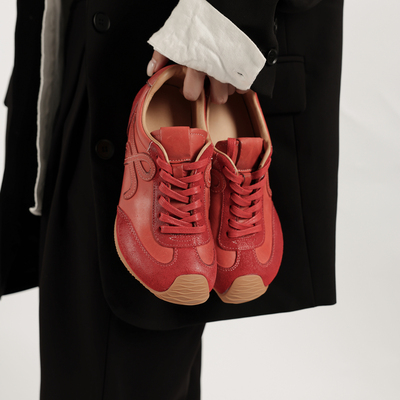 2025水洗马皮新品德训鞋女款