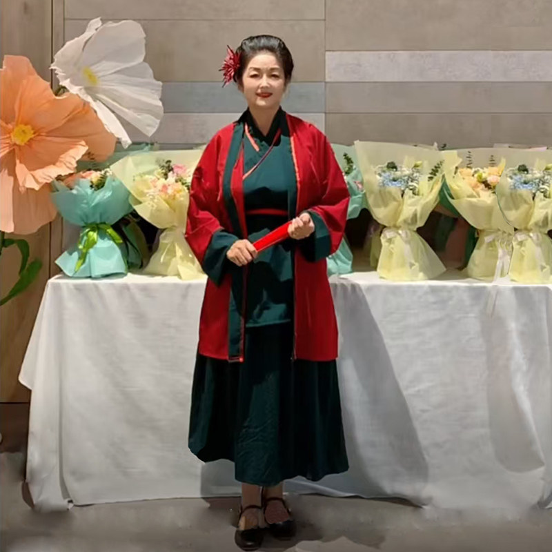 古装开封王婆说媒服装媒婆汉服王干娘服装孙二娘服装古装新款汉服