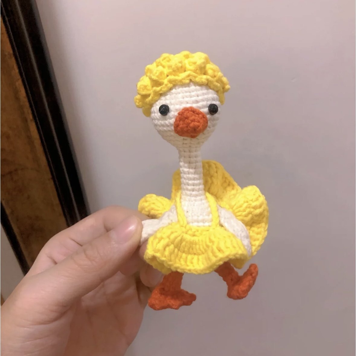 小红书同款手工diy跳舞鸭可爱钩针编织材料包挂件毛线钥匙扣礼物,服饰配件/皮带/帽子/围巾,DIY编织材料包,淘宝优惠券,粉丝福利购,淘宝优惠卷