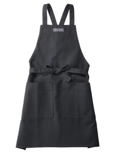 现货 DEAN&DELUCA 人气新品 黑色简易围裙 DEAN DELUCA
