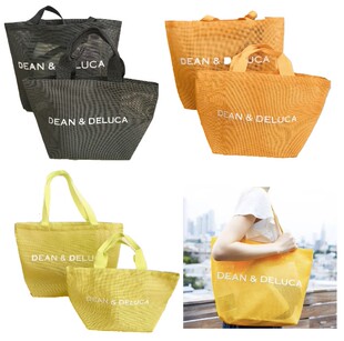 现货 DEAN&DELUCA 夏威夷限定色 S/L 网状热带手提包单肩包 共5色