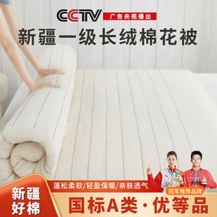 新疆棉花被褥加厚垫被棉絮床垫床褥榻榻米褥子全棉纯棉环保铺底被