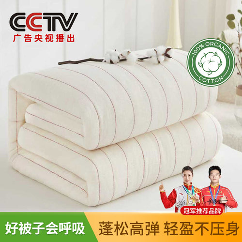 【新疆长绒棉被儿童被芯可定做】