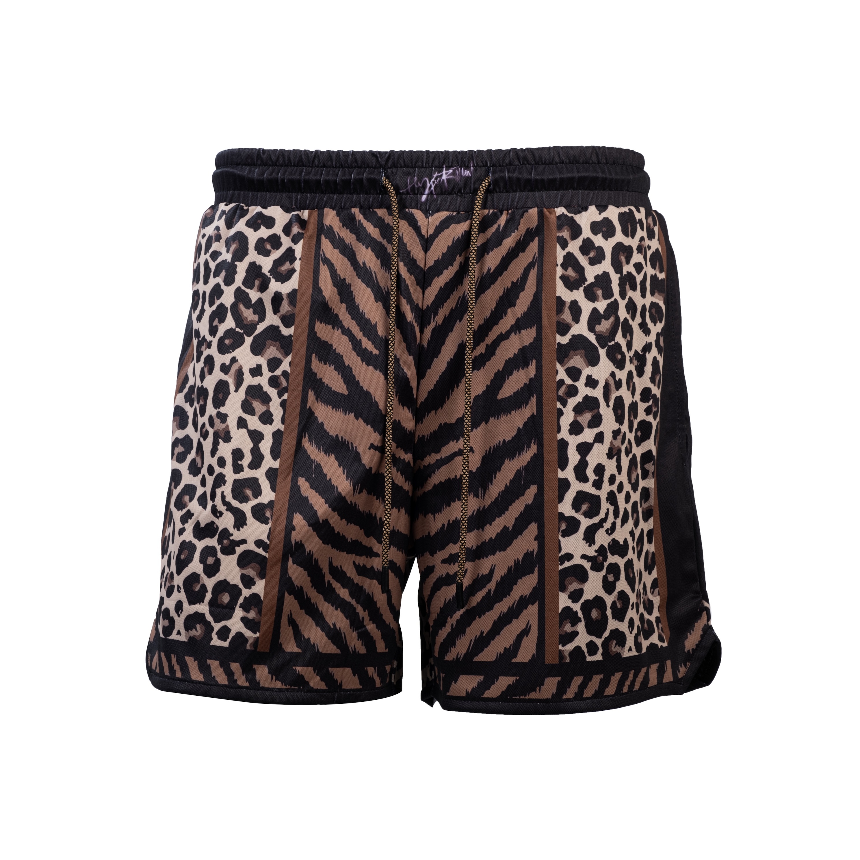 HYPERKILLER 25SS李峙锦豹纹虎纹运动休闲短裤美式潮流