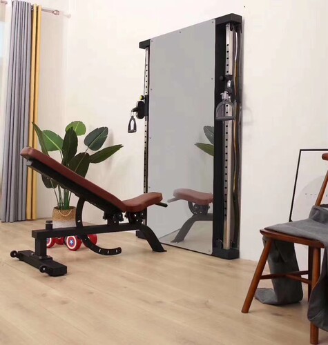 Mfit 组合 可调式双滑轮 大飞鸟 小飞鸟训练器双拉飞鸟综合训练器