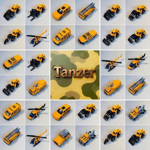 Tanzer建筑工程汽车模型-儿童静态玩具-合金滑行-建筑大鳄B系列