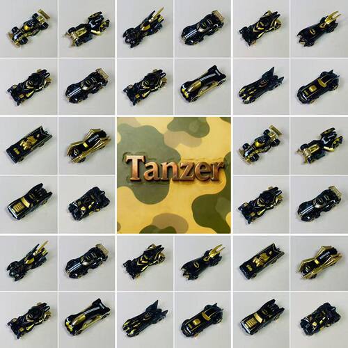 Tanzer建筑工程汽车模型-儿童静态玩具-合金滑行-蝙蝠侠跑车-A2组