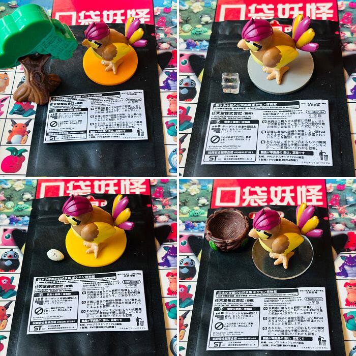 鹊城口袋妖怪-宠物小精灵福袋-神奇宝贝宝可梦-比比鸟精致场景版