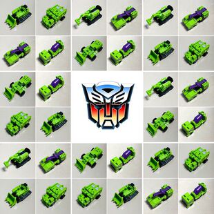 鹊城百货-变形金刚-新版大力神-霸天虎狂派-挖掘机吊车推土机铲车