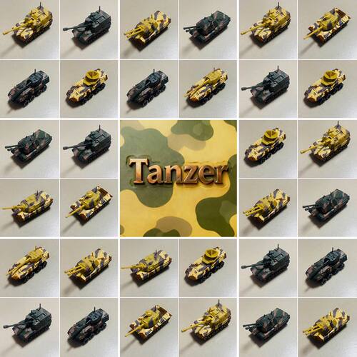 Tanzer军事坦克战车装甲车模型-儿童静态玩具-合金滑行-JZ-M系列