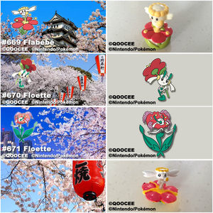 鹊城口袋妖怪-宠物小精灵福袋精灵宝可梦-花蓓蓓-花叶蒂-花洁夫人