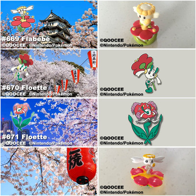 鹊城口袋妖怪-宠物小精灵福袋精灵宝可梦-花蓓蓓-花叶蒂-花洁夫人