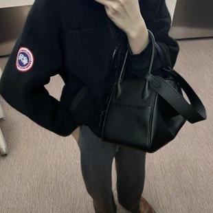 冬季 加绒棉服棉衣高级感超好看小香风连帽羊羔毛外套女秋冬款