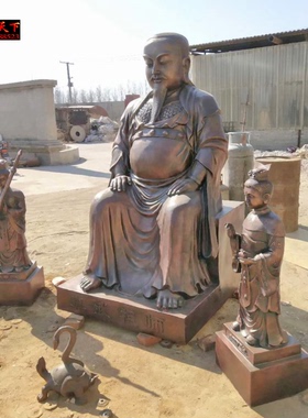 黄铜玄武大帝祖师爷雕塑定做