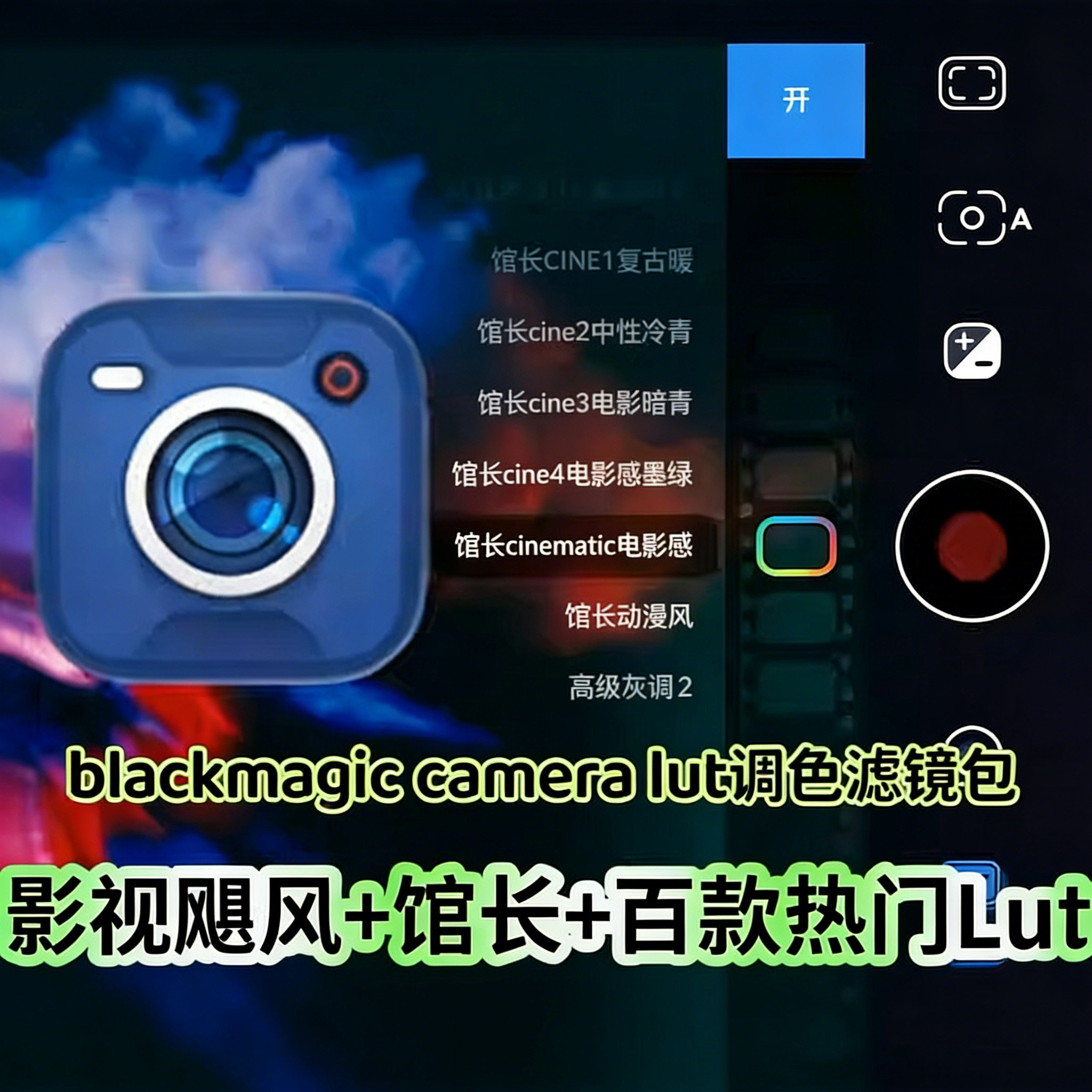 Blackmagic Cam Lut调色包 影视飓风+馆长Lut调色滤镜套装图片