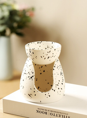 跨境热卖创意北欧陶瓷精油炉分体式香薰炉蜡烛香精炉家居工艺摆件