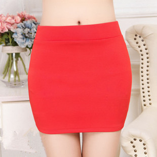超短齐小包臀裙春秋夏季新款高腰弹力女半身职业性感紧身一步裙子